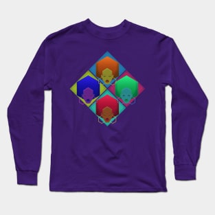 Square up on the Dancefloor Long Sleeve T-Shirt